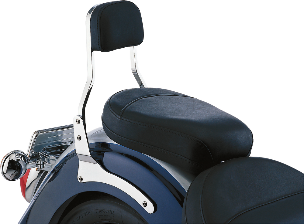 SHORT SISSY BAR W/PAD CHROME HON SHADOW AERO 750 04-16