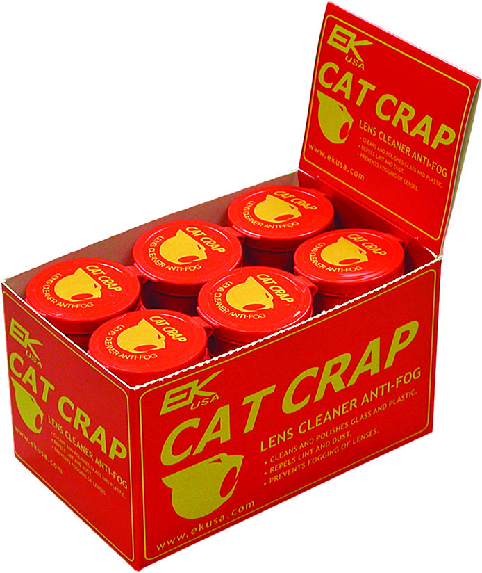 CAT CRAP ANTI-FOG LENS CLEANER PASTE 0.5OZ 24/PK DISPLAY