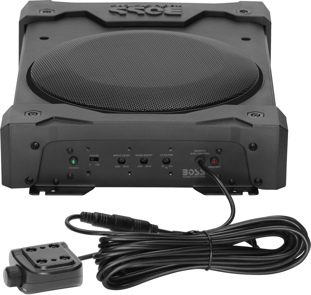 Boss Audio Powered Under Seat 8" Sub Amplified And Weatherproof