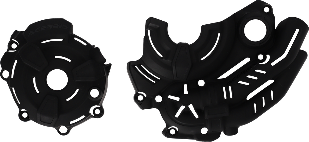 ACERBIS IGNITION/CLUTCH COVERS BLACK YAM
