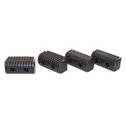 Caliber Bunk End Caps 2x4" Black 24/Pk