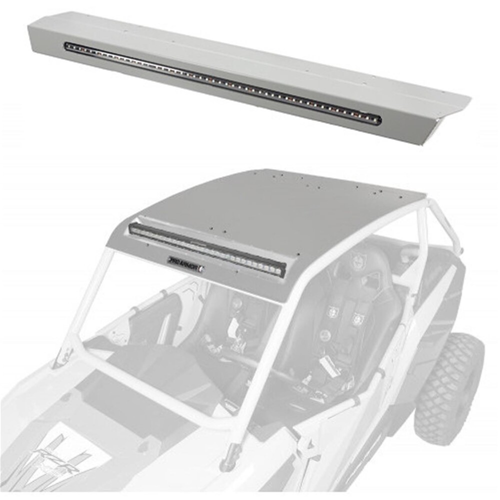 ASYLUM ROOF W/REAR LIGHT & LIGHT BAR PCKT GHOST GREY