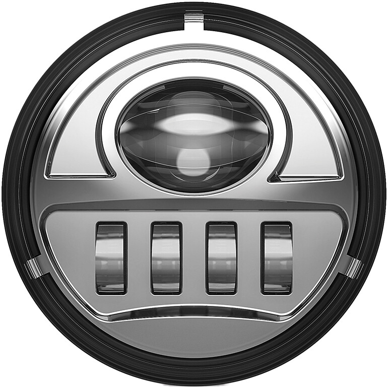 PATHFINDER 4.5" MODERN LED PASSING LAMPS KIT CHROME