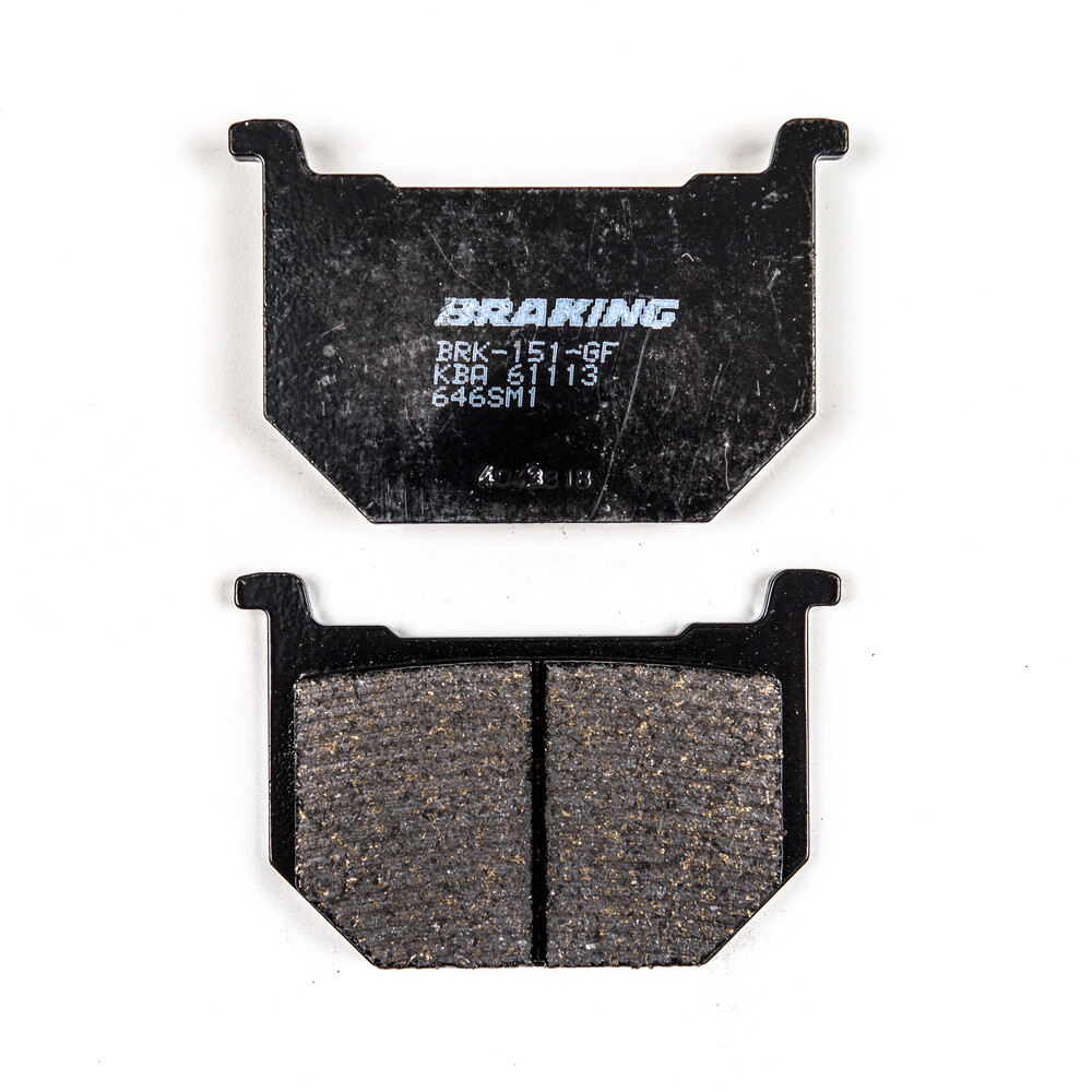 BRAKING BRAKE PAD SET SEMI-METALLIC