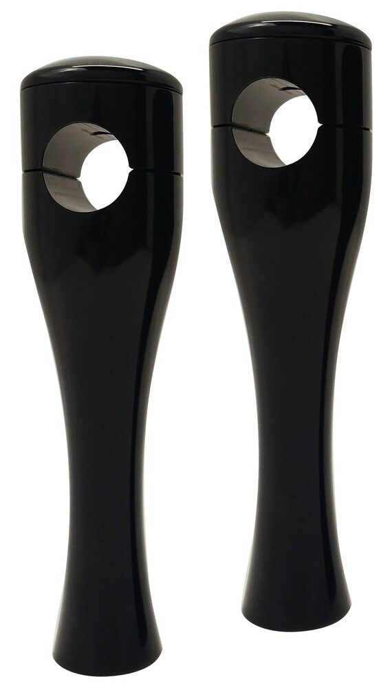 Accutronix 6" Hourglass Riser 1"Bars Fx & XL Black