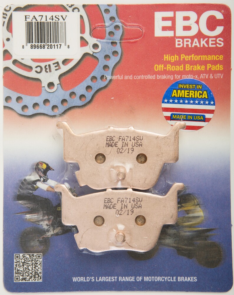 EBC BRAKE PADS FA714SV SEVERE DUTY SV SERIES