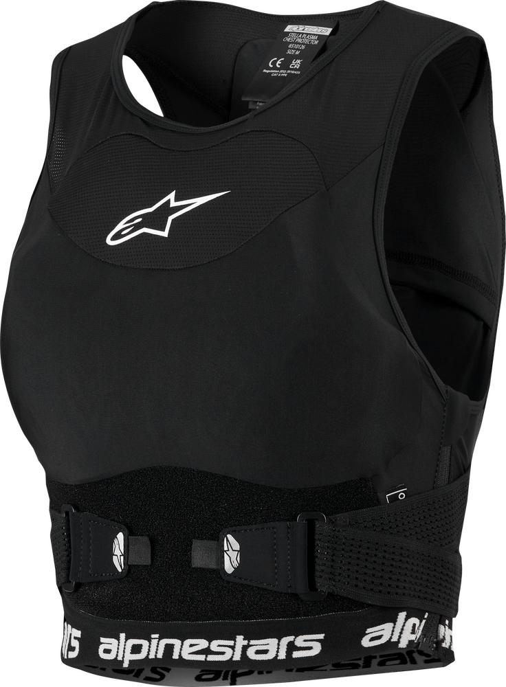 Alpinestars Stella Plasma Chest Protector — Black/White
