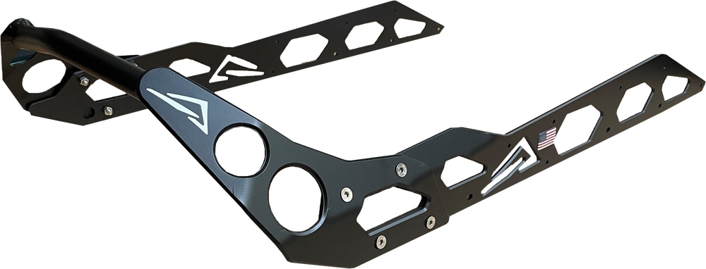 REAR BUMPER FLAT BLACK S/D 146"