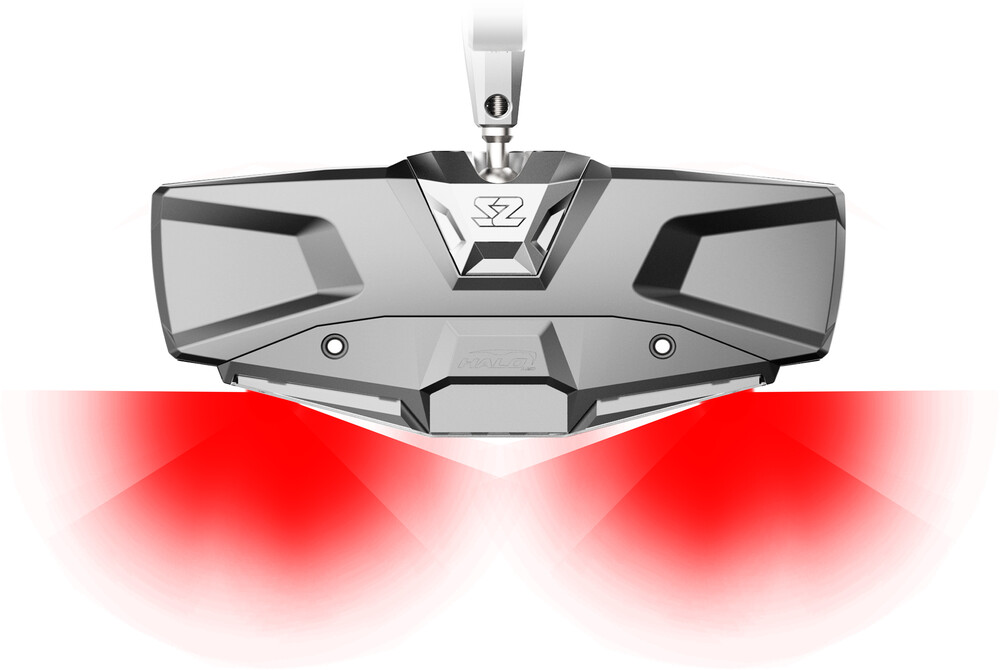 Halo-RA LED Rearview Mirror with Map and RGB Lighting