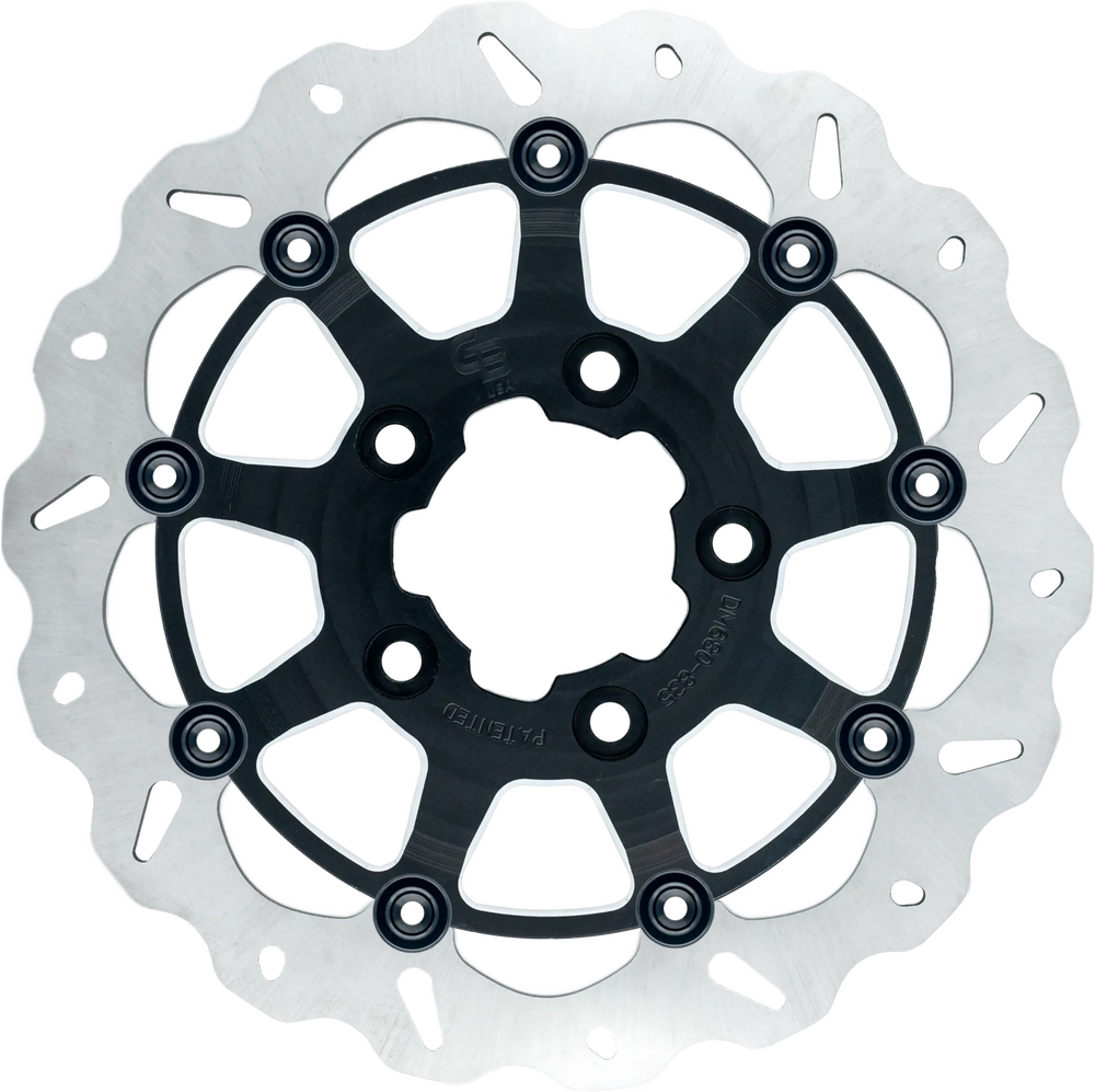 ROTOR 13" FLOATING WAVE RADIAL FR BLACK