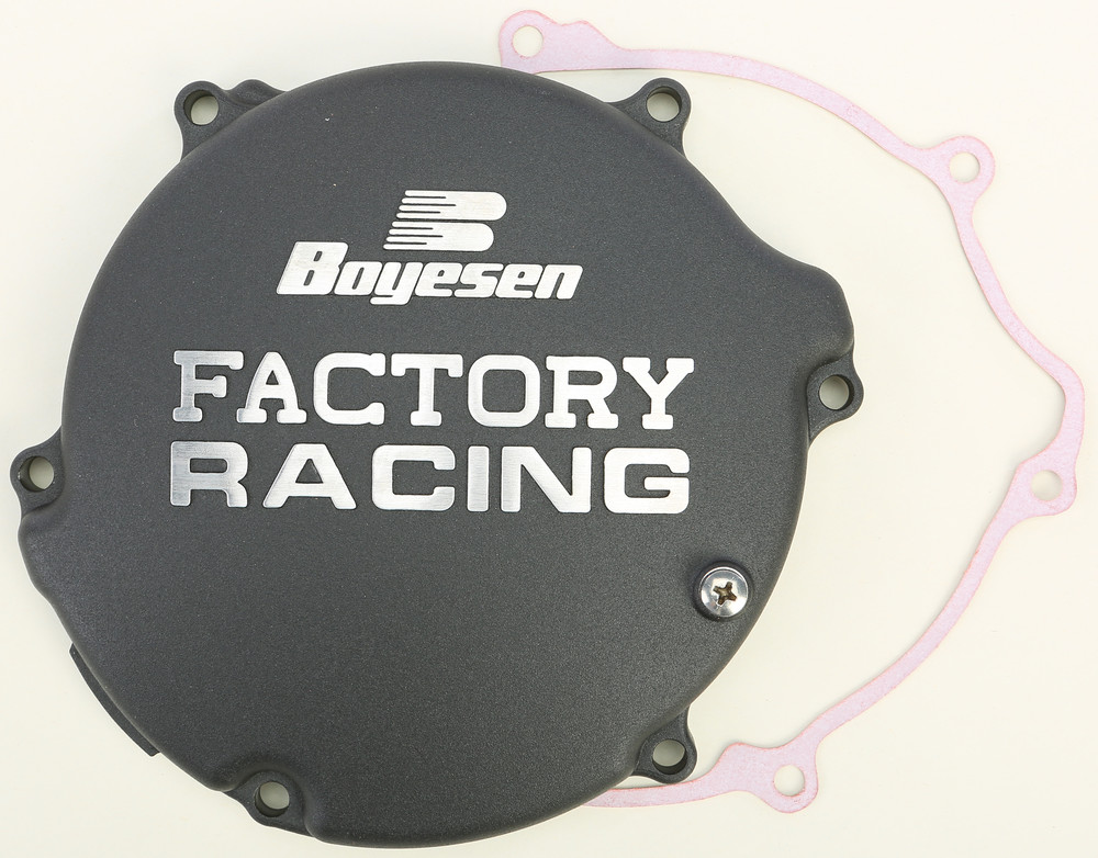 BOYESEN FACTORY RACING CLUTCH COVER BLACK