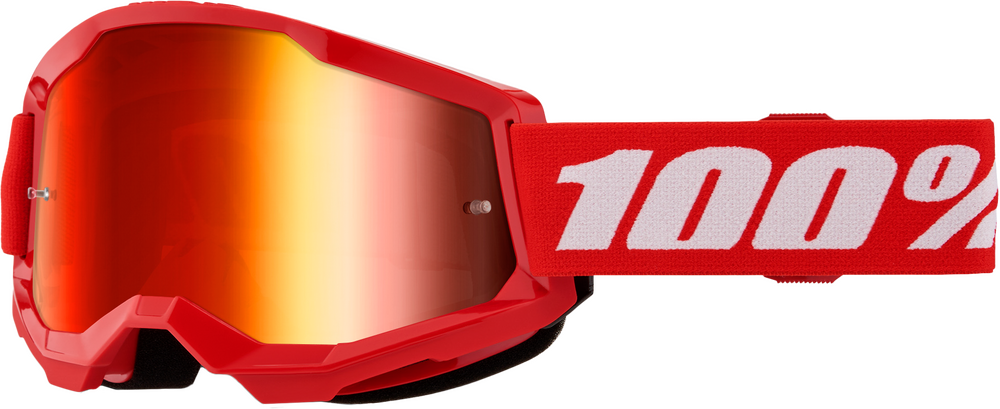 STRATA 2 JUNIOR GOGGLE RED MIRROR RED LENS