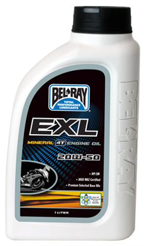 BEL-RAY EXL MINERAL 4T ENGINE OIL 20W-50 1L