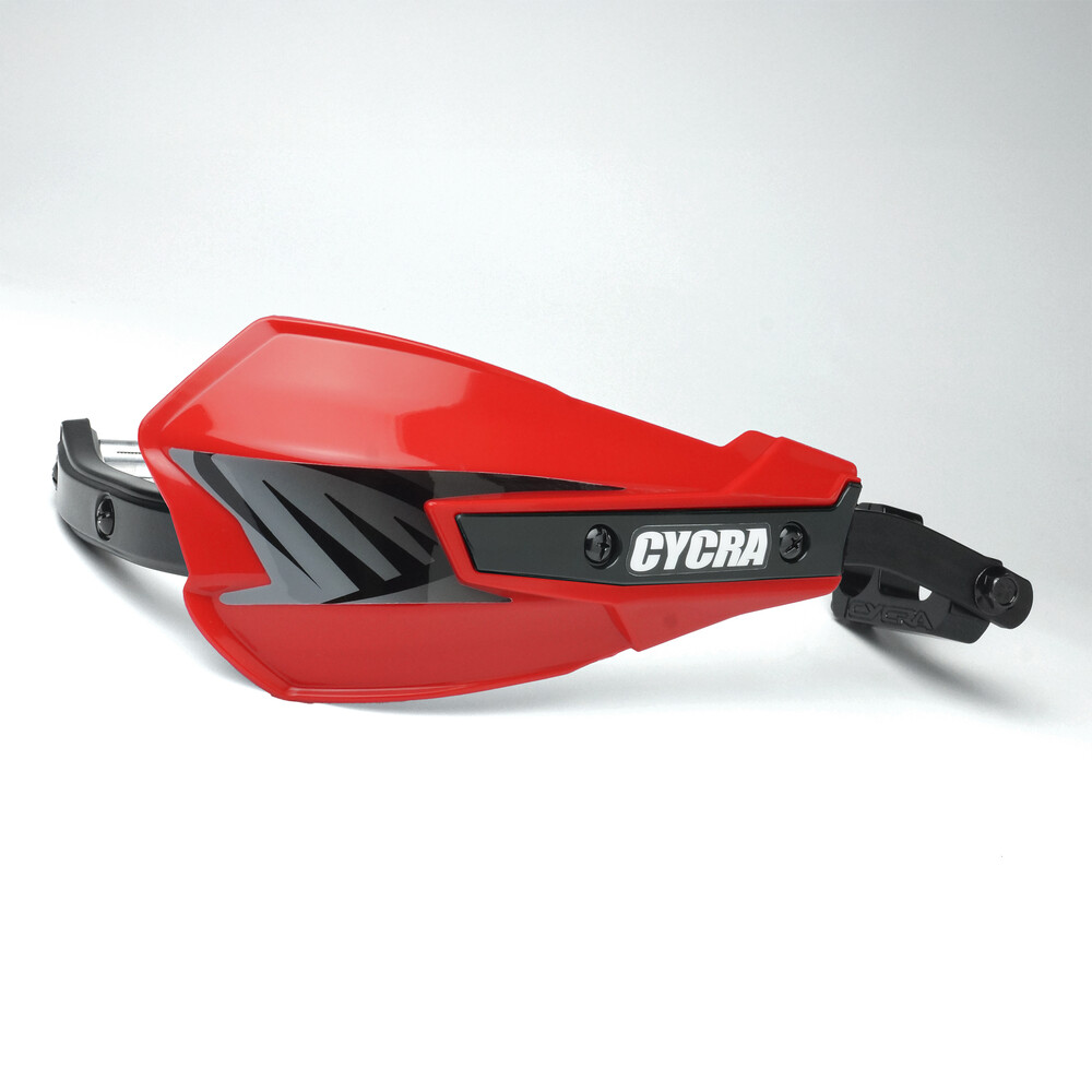 Cycra Vortex Handguards W/Universal U-Clamps — Red