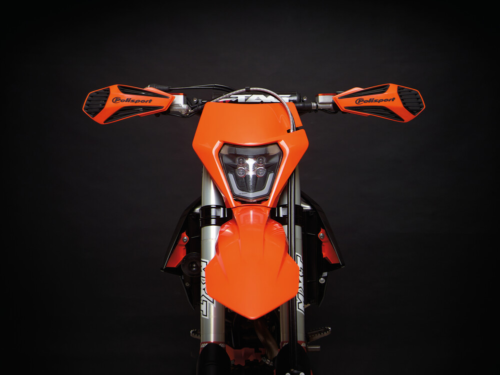 POLISPORT MX AIR HANDGUARDS ORANGE/BLACK