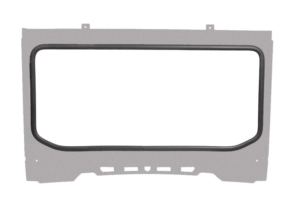 FRONT WINDSHIELD FOR POCKET ROOF SPARKLE SILVER MET