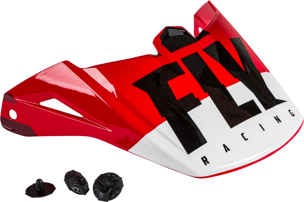 KINETIC THRIVE HELMET VISOR RED/WHITE/BLACK