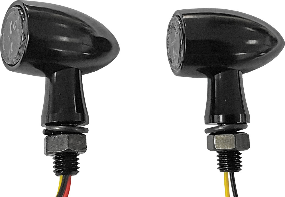 HARDDRIVE LED TAIL LIGHT/TURN SIGNAL BLK RED/AMBER CLEAR LENS