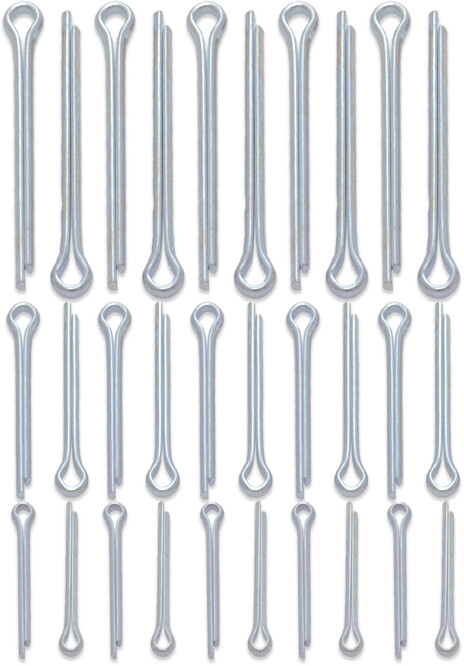 Bolt Cotter Pin Assortment 75 Piece Kit