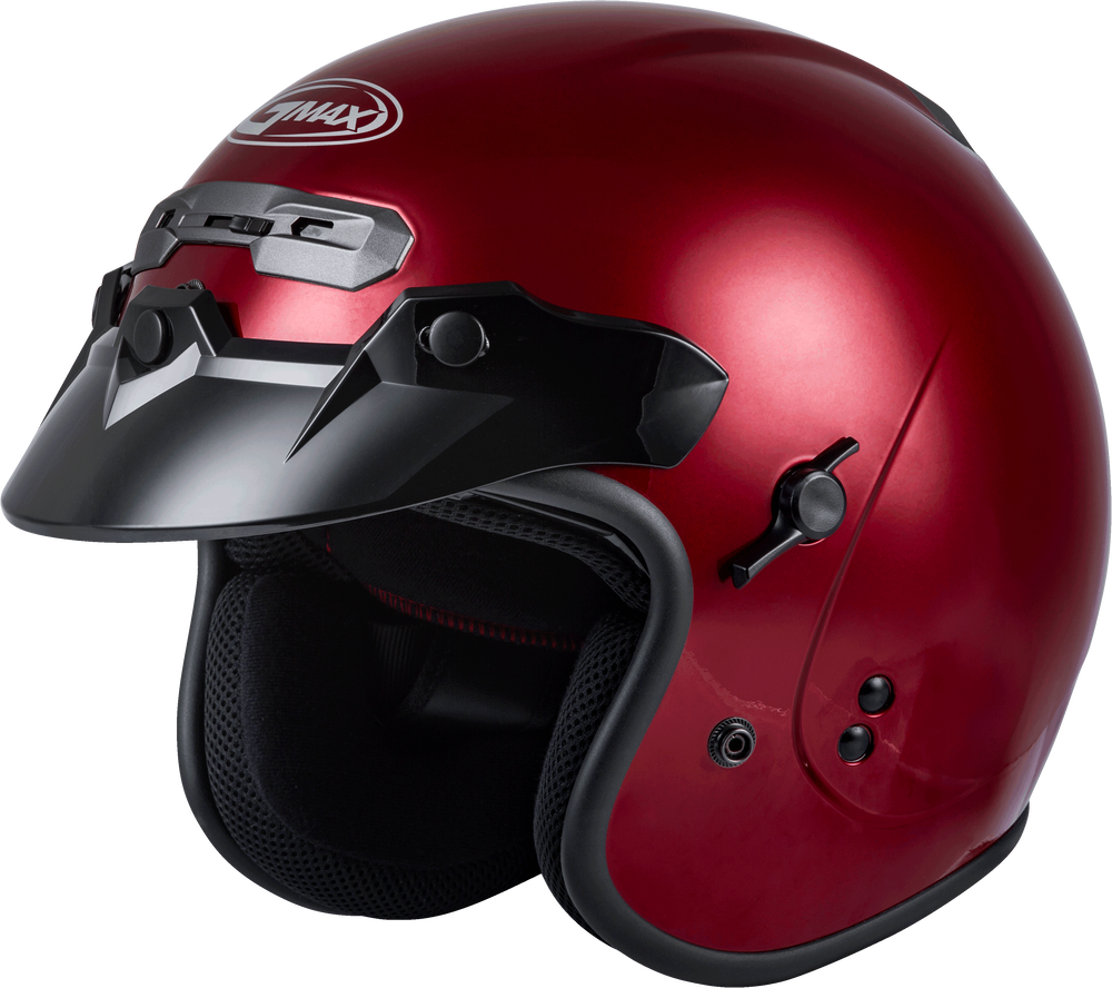 GMAX GM-32 OPEN-FACE HELMET CANDY RED LG