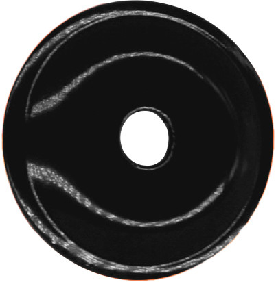 WOODYS ROUND GRAND DIGGER SUPPORT PLATES 48/PK BLACK