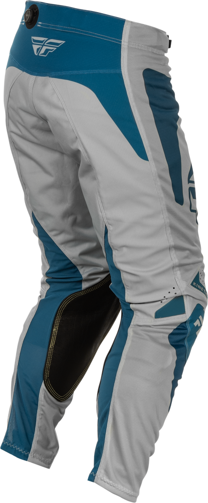 FLY RACING KINETIC MESH SYM PANTS GREY/BLUE SZ 40