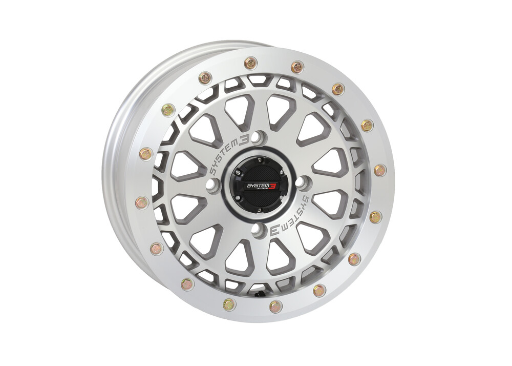 SYSTEM 3 SB6 BL WHEEL 15X7 6+1 (+45MM) 4/156 MATTE MACHINED