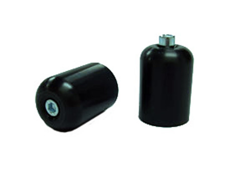 Shogun Bar End Sliders Black