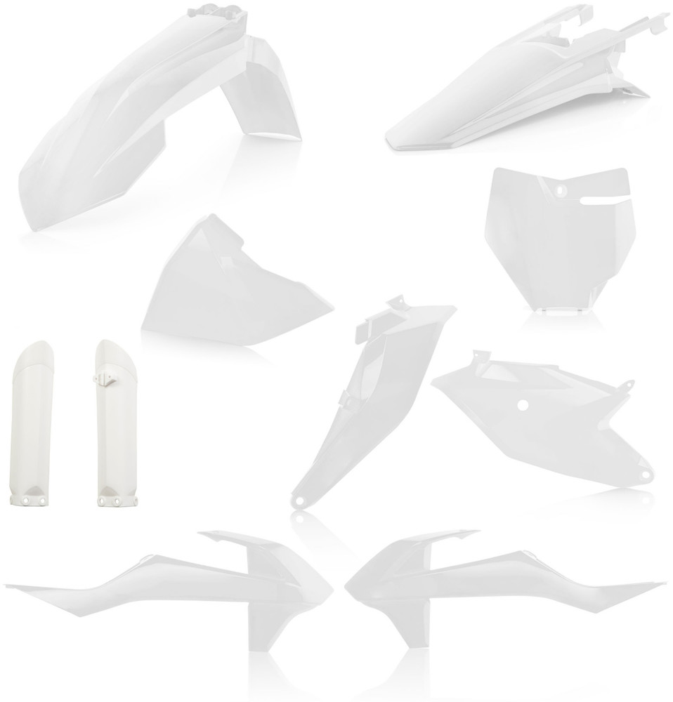 ACERBIS FULL PLASTIC KIT WHITE