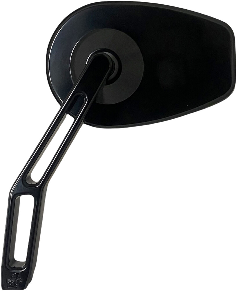 Pro One Micro Mirror V2 Cut Stem Left Black