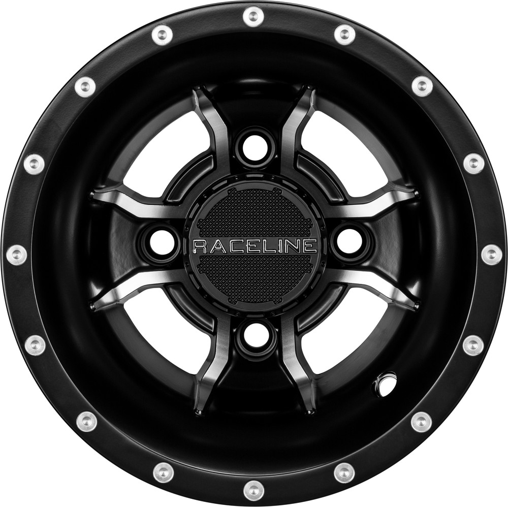 RACELINE MAMBA SPORT WHEEL 9X8 4/110 3+5 BLK/MACHINED