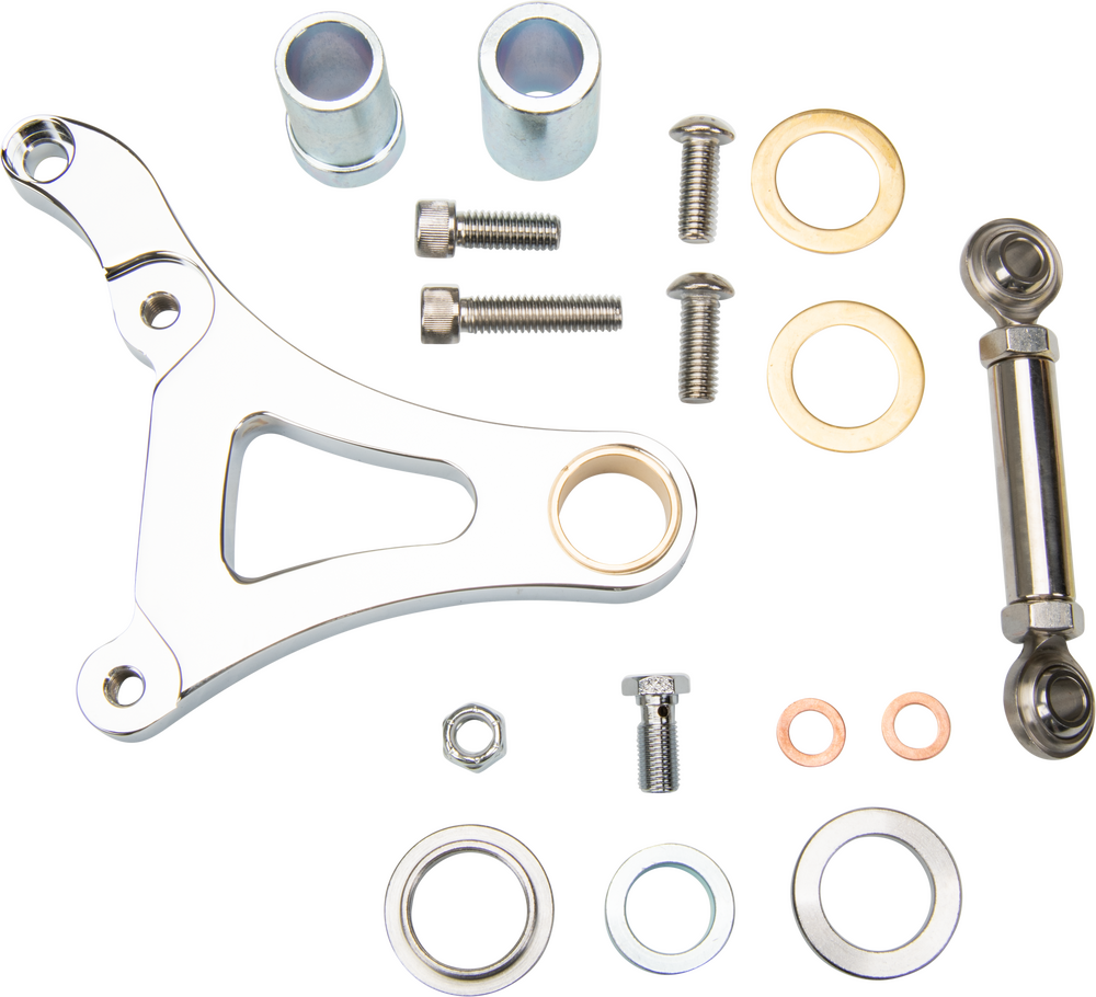 HARDDRIVE LEFT CALIPER CHROME SPRINGER