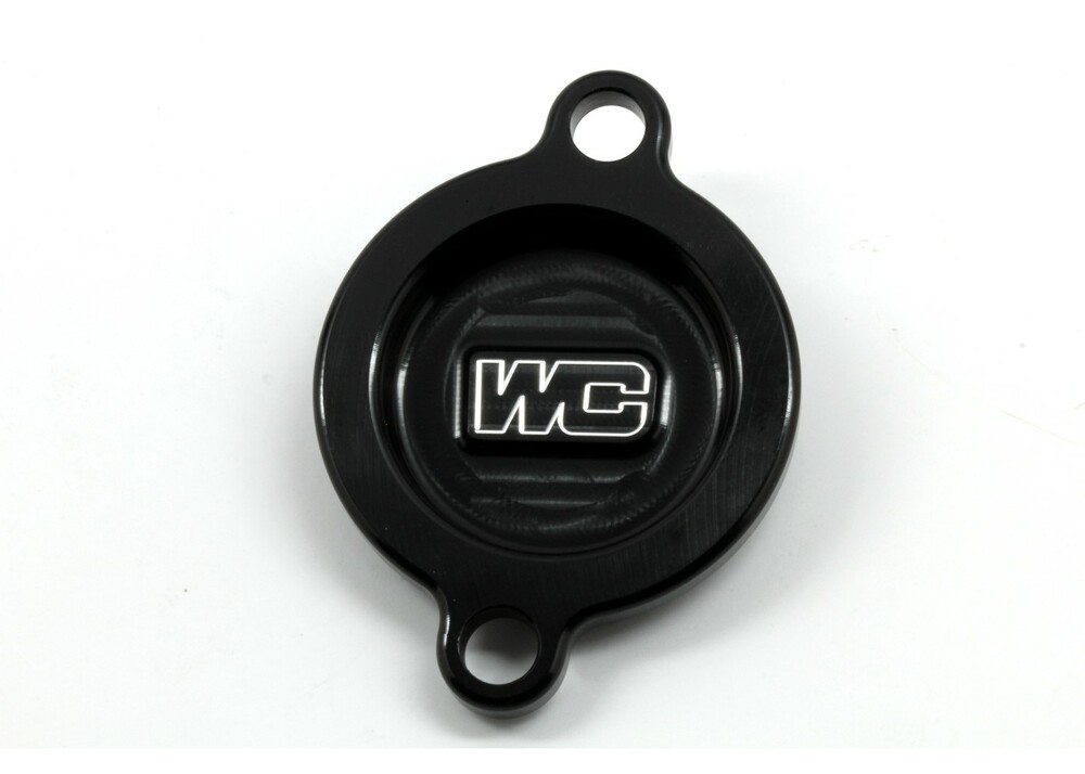 Works Oil Filter Cover Black Ktm/Hus/Gas