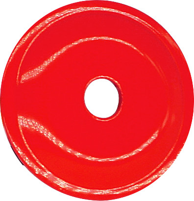 WOODYS ROUND GRAND DIGGER SUPPORT PLATES 48/PK RED