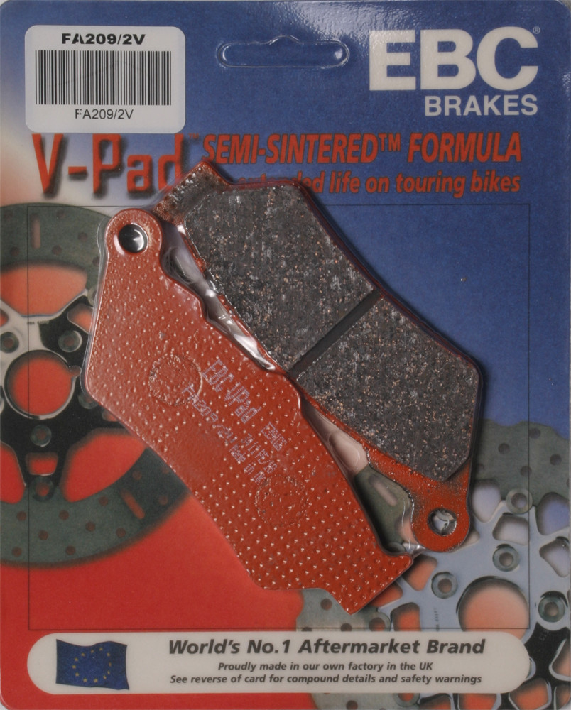 EBC FA209/2V Semi-Sintered Front Brake Pads