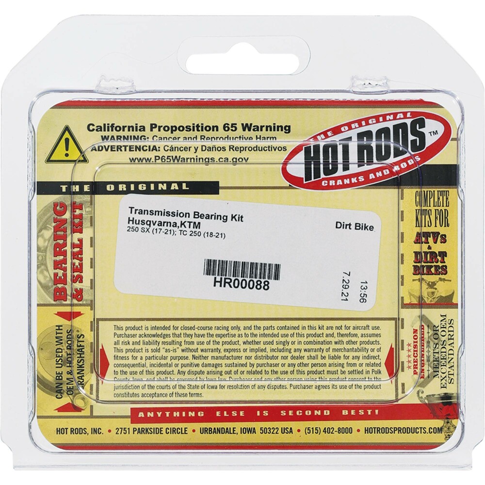 HOT RODS TRANSMISSION BEARING KIT HUSQ KTM