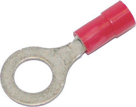 NAMZ CUSTOM CYCLE PVC RING TERMINAL .25" 22-18 25-PK