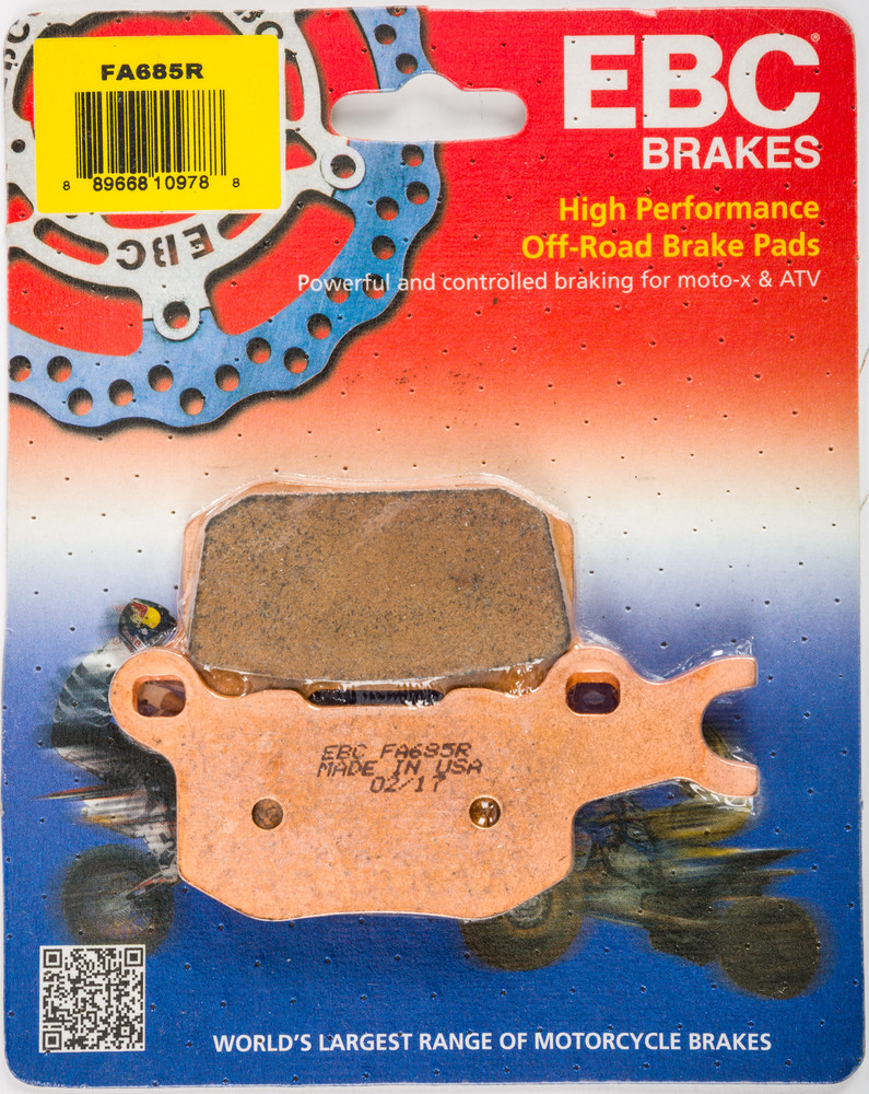 Long-Life Sintered "R" Brake Pads