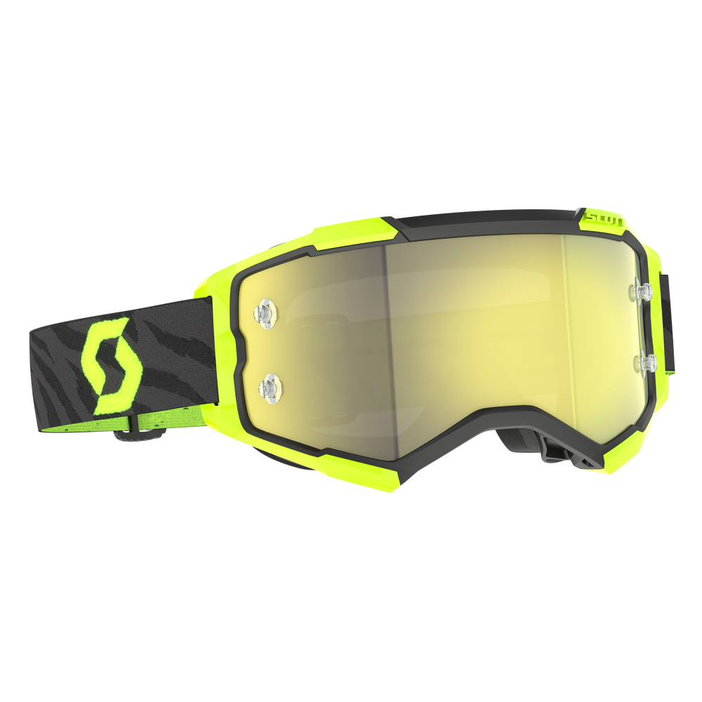 Scott Fury Goggle — Zebra Black/ Neon Yellow