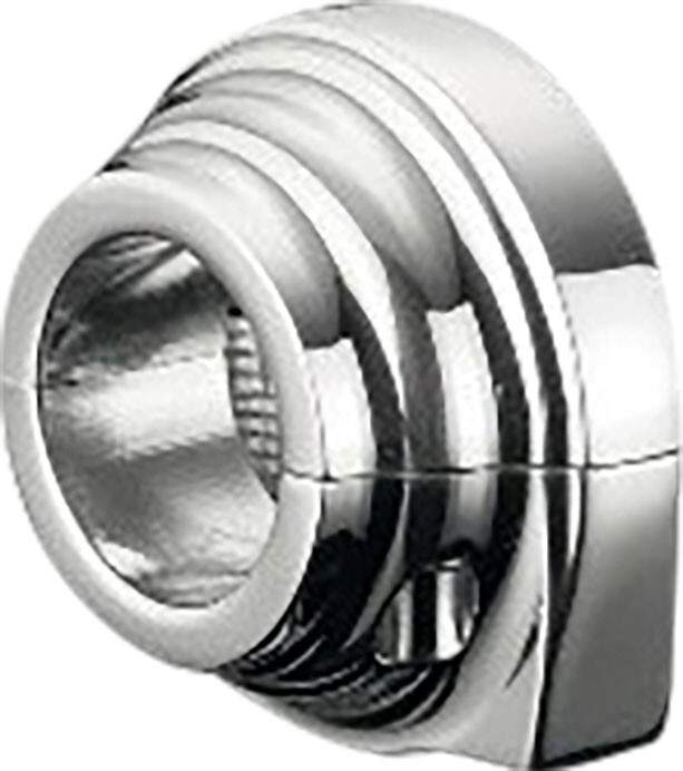 HARDDRIVE THROTTLE CLAMP DOUBLE CABLE SCREW IN STYLE CHROME
