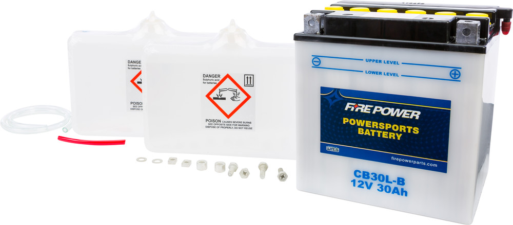 FIRE POWER BATTERY W/ACID CB30L-B 12V HEAVY DUTY
