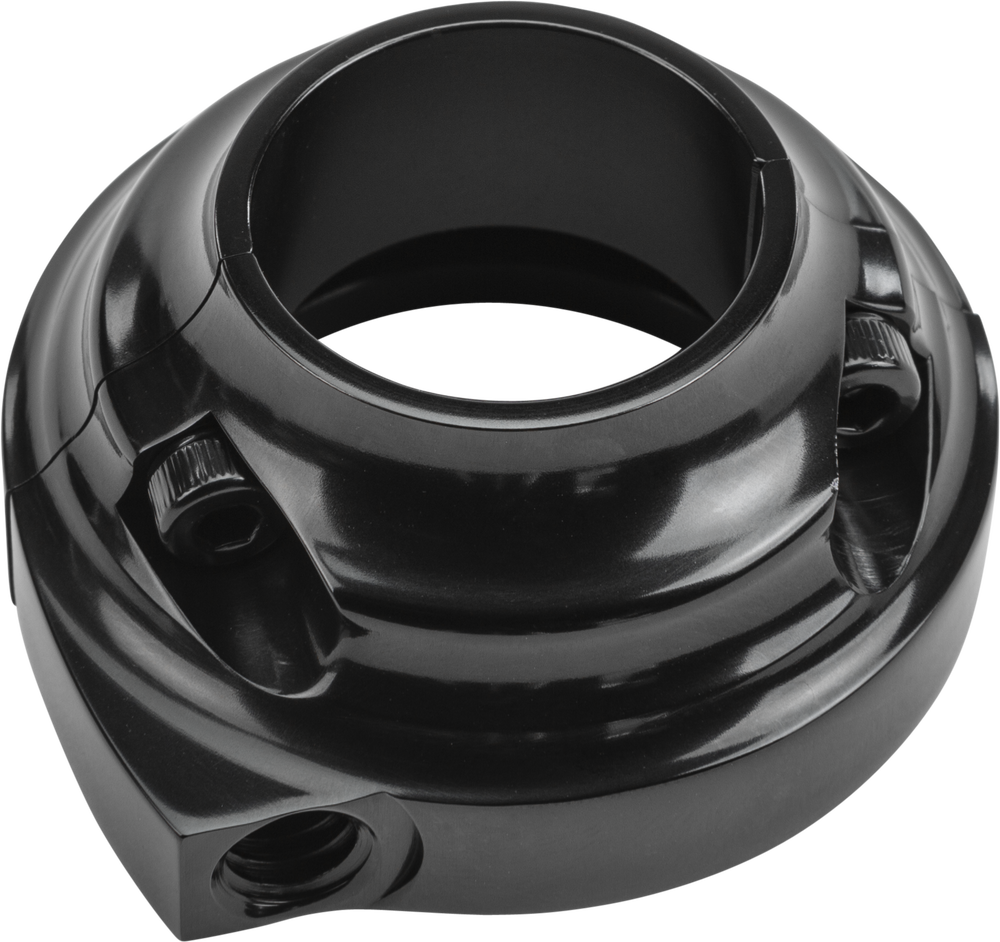 HARDDRIVE THROTTLE CLAMP SINGLE CABLE SCREW IN STYLE BLACK