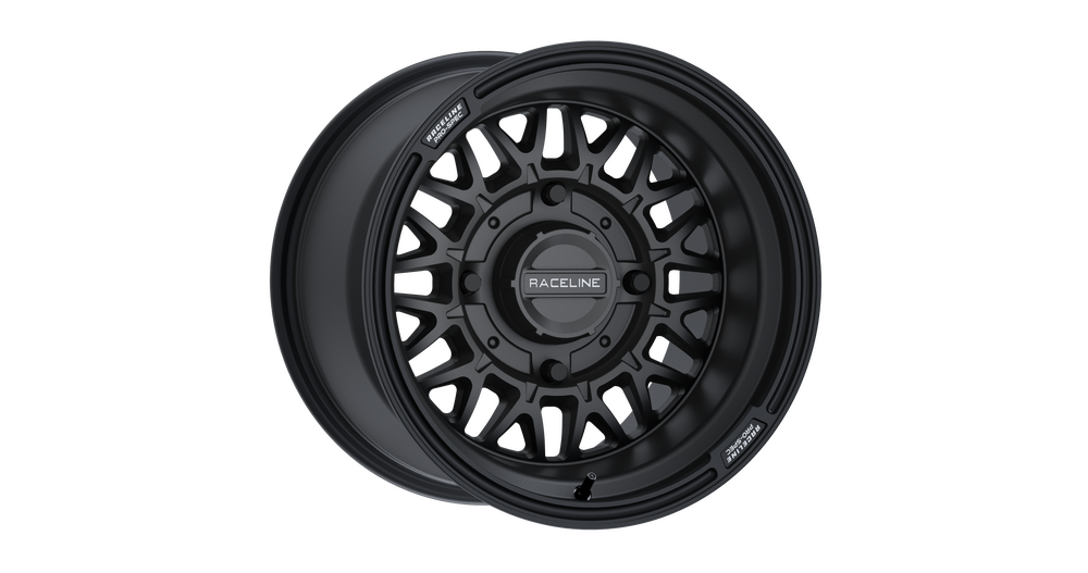 RACELINE RACELINE OMEGA 15X10 4/156 5+5 (0MM) SATIN BLACK