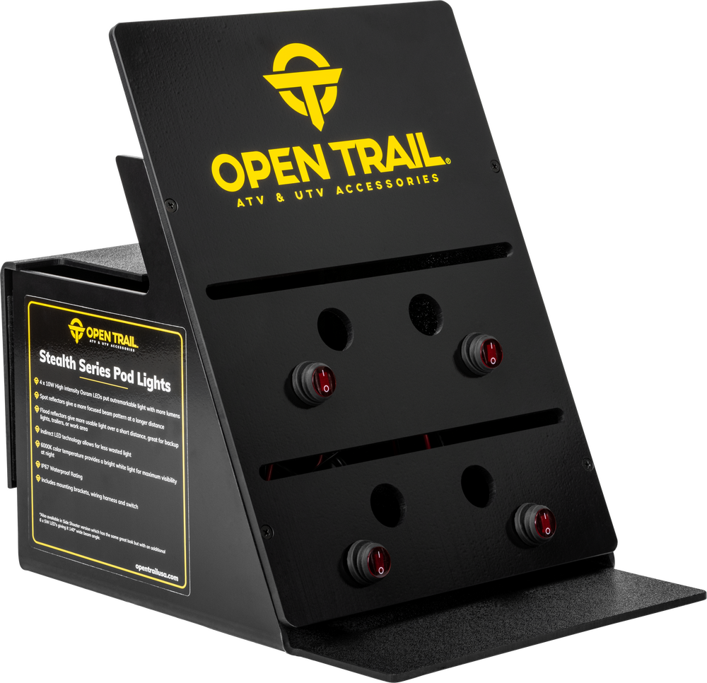 Open Trail Light Display For Pod And Bar Lights