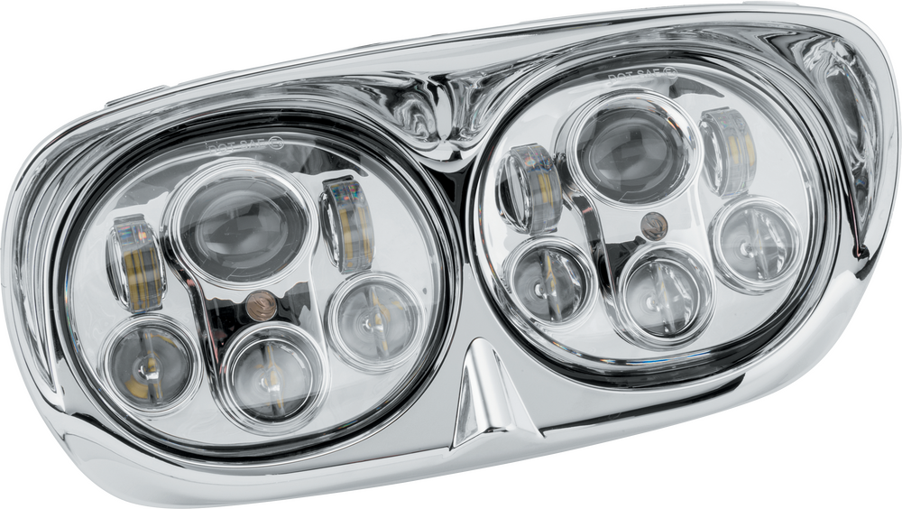 Letric Lighting Co Led Headlight Chr/Chr Fltr `98-13