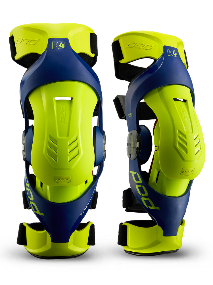 Pod K4 3.0 Knee Brace — FLUO YELLOW/BLUE