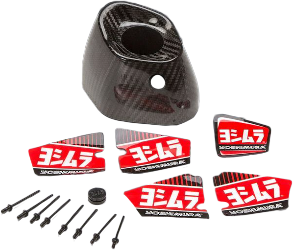 YOSHIMURA END CAP COVER KIT RIGHT SIDE RS9/RS9T RH CF