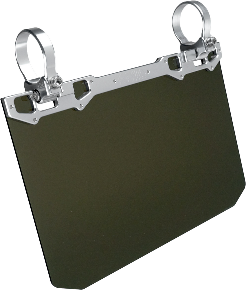 Axia 12" X 8" Narrow Mount Sun Viso W/Tinted Shield- Silver