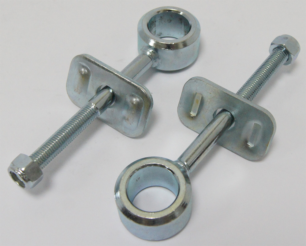Harddrive Rear Axle Adjuster Set Zinc Flt 84-96 Oem 41573-84