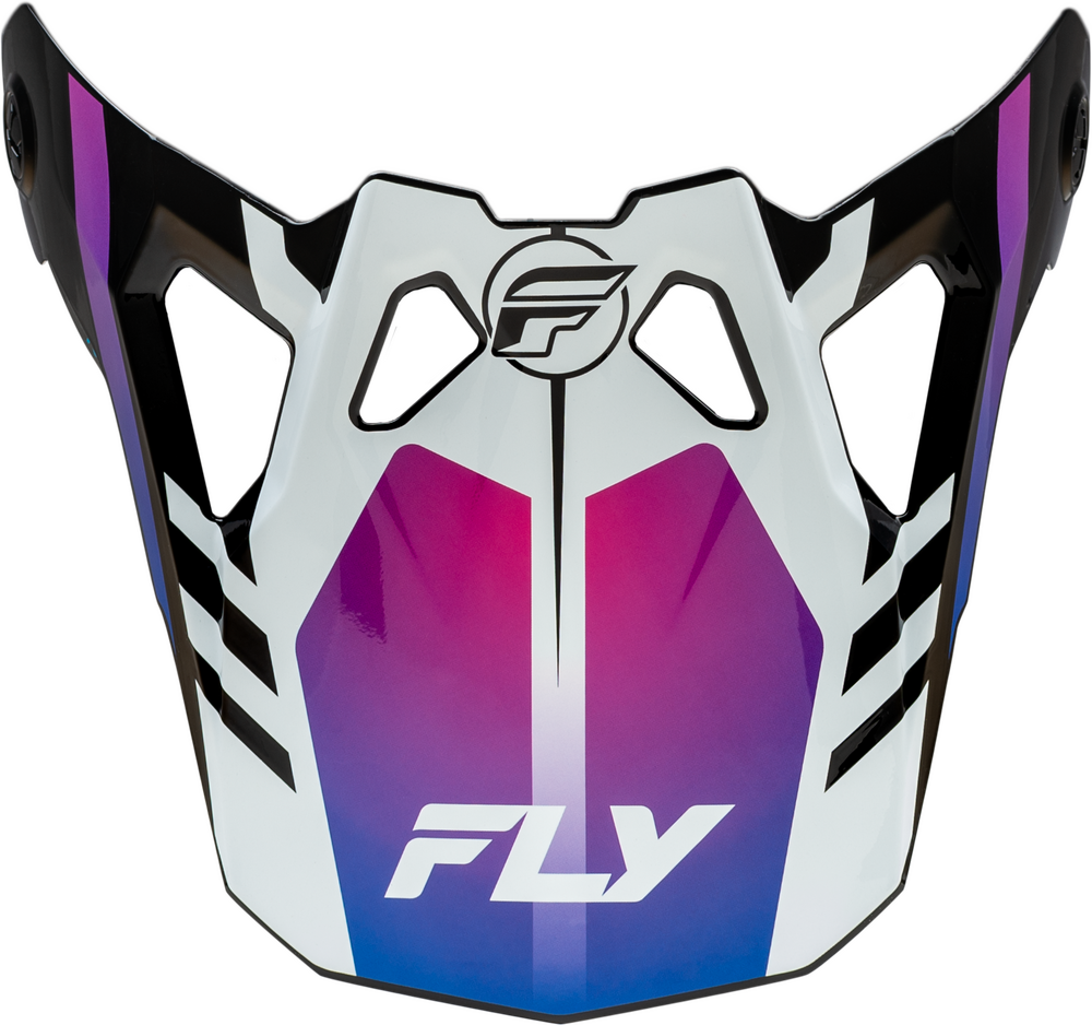 FORMULA CP KRYPTON VISOR WHITE/BLACK/PURPLE YS-S